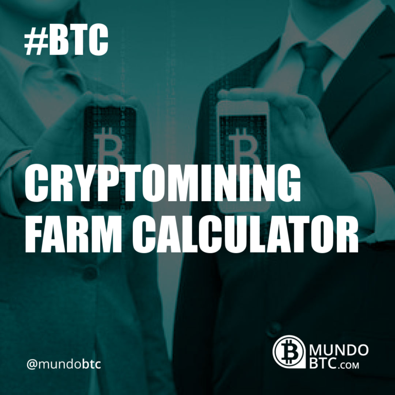 Cryptomining Farm Calculator