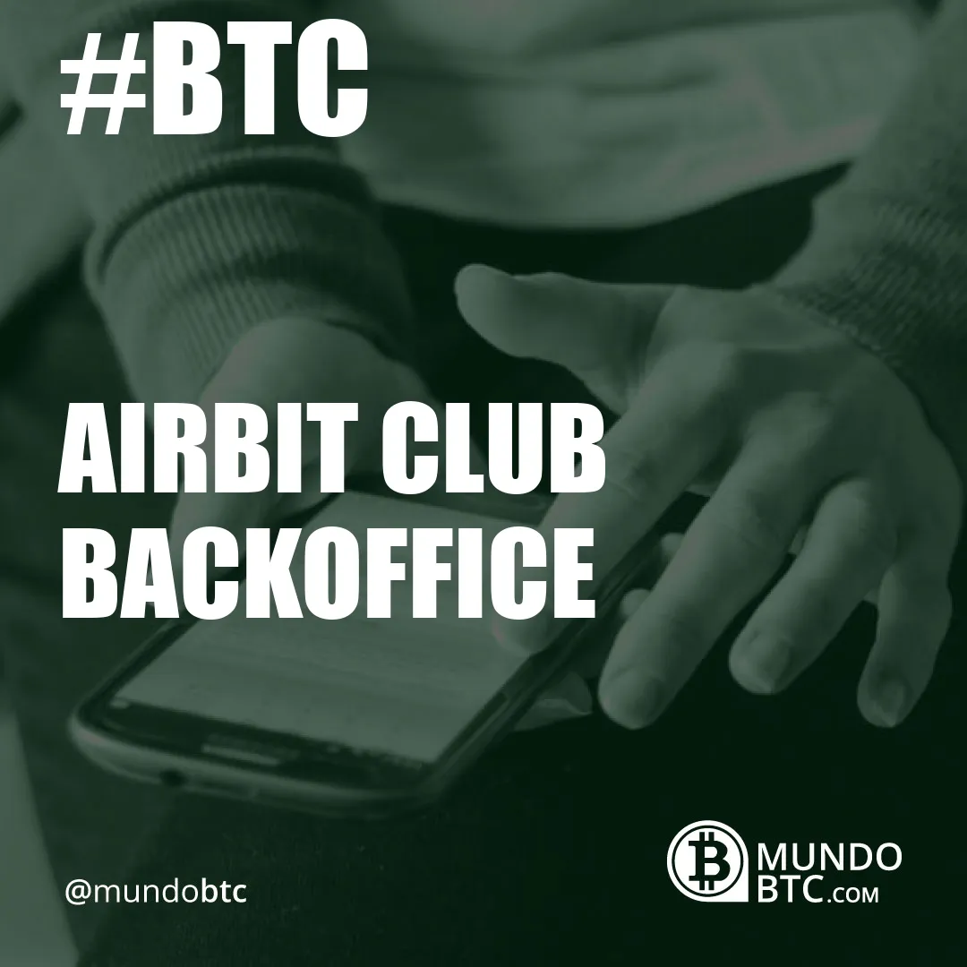 Airbit Club Backoffice