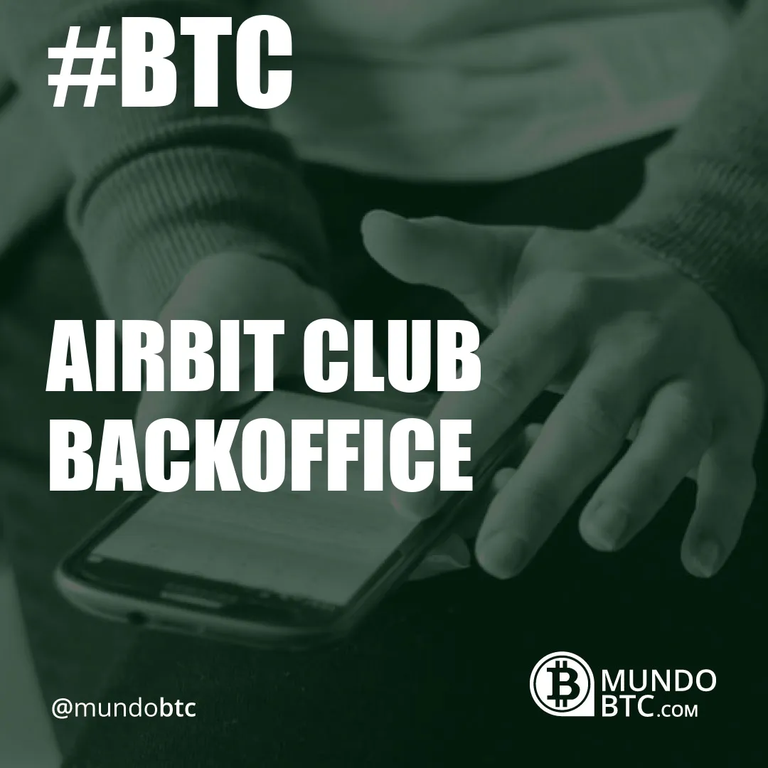 airbit club backoffice