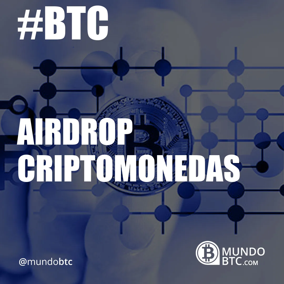 airdrop criptomonedas