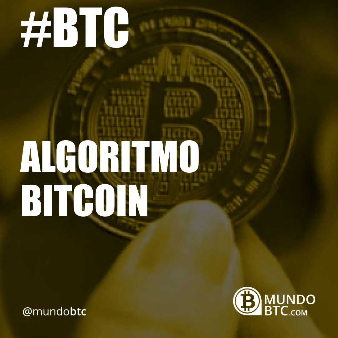 Algoritmo Bitcoin