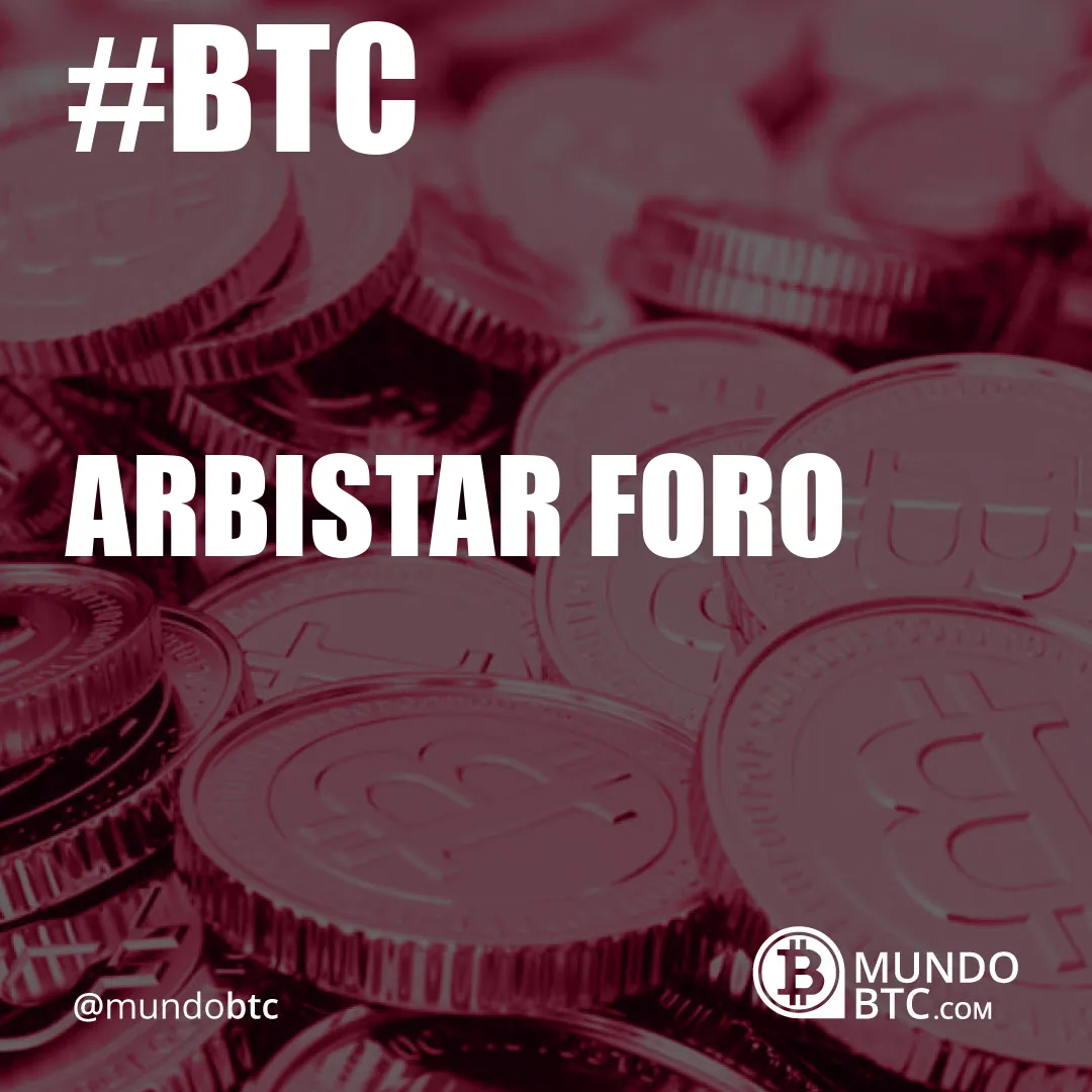 Arbistar Foro