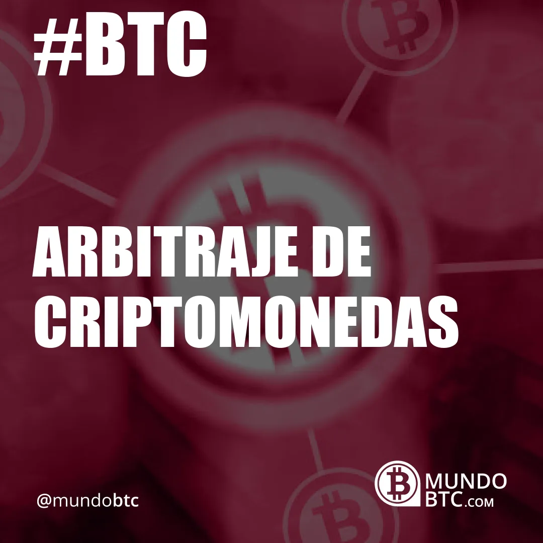 Arbitraje de Criptomonedas