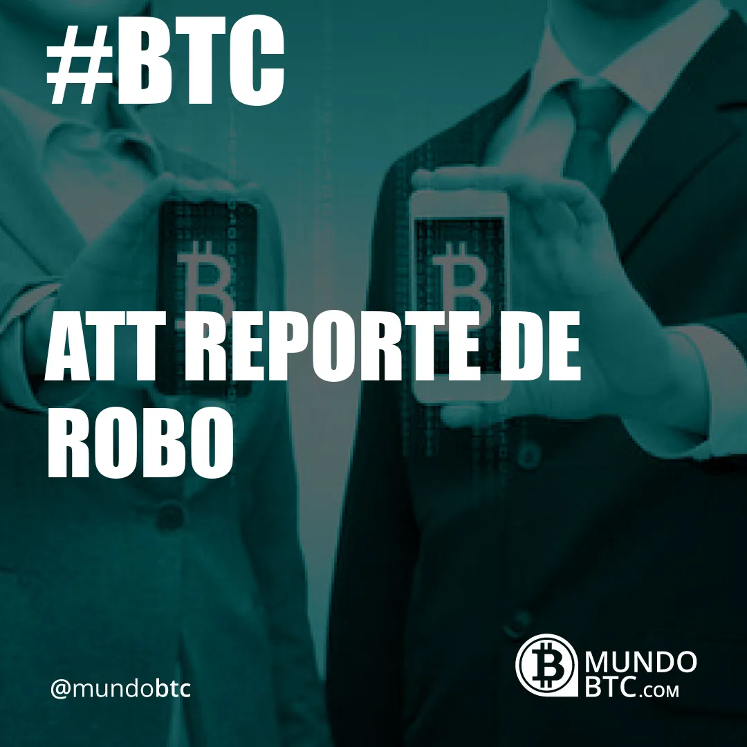 att reporte de robo