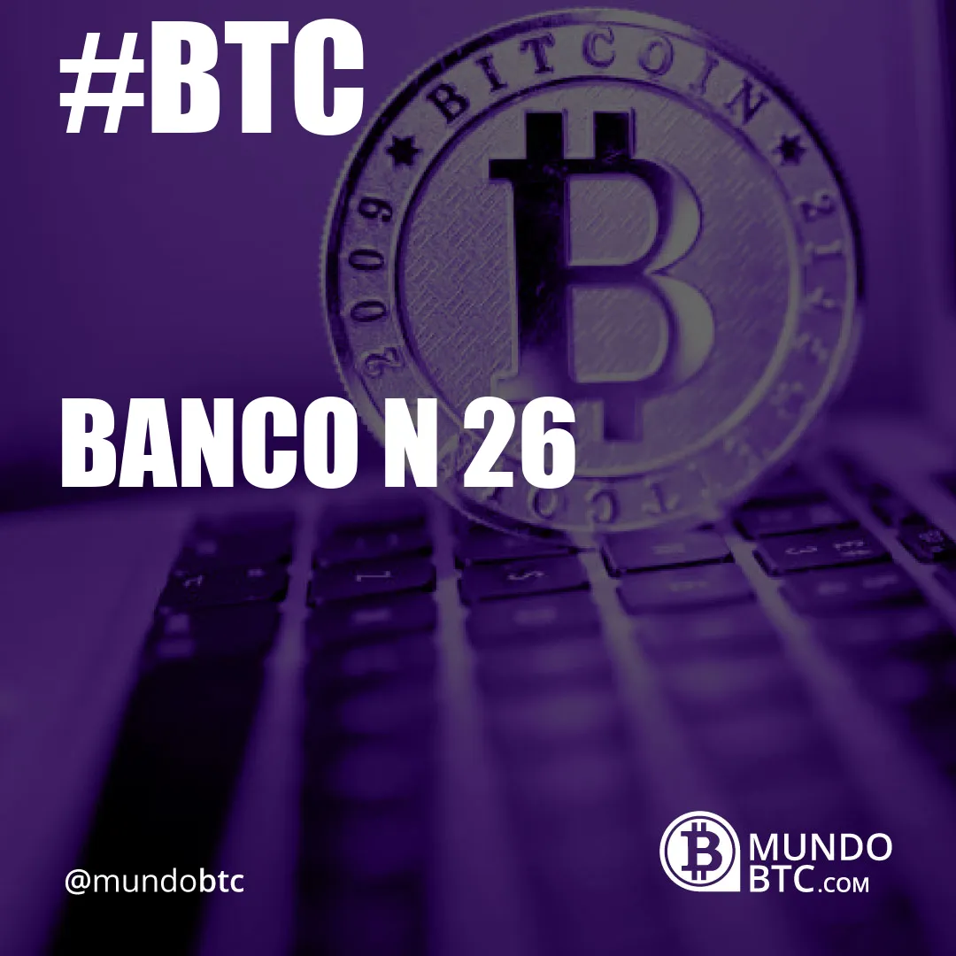 Banco N 26