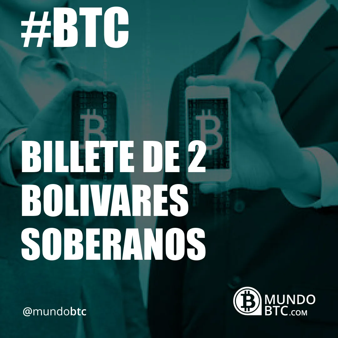 billete de 2 bolivares soberanos