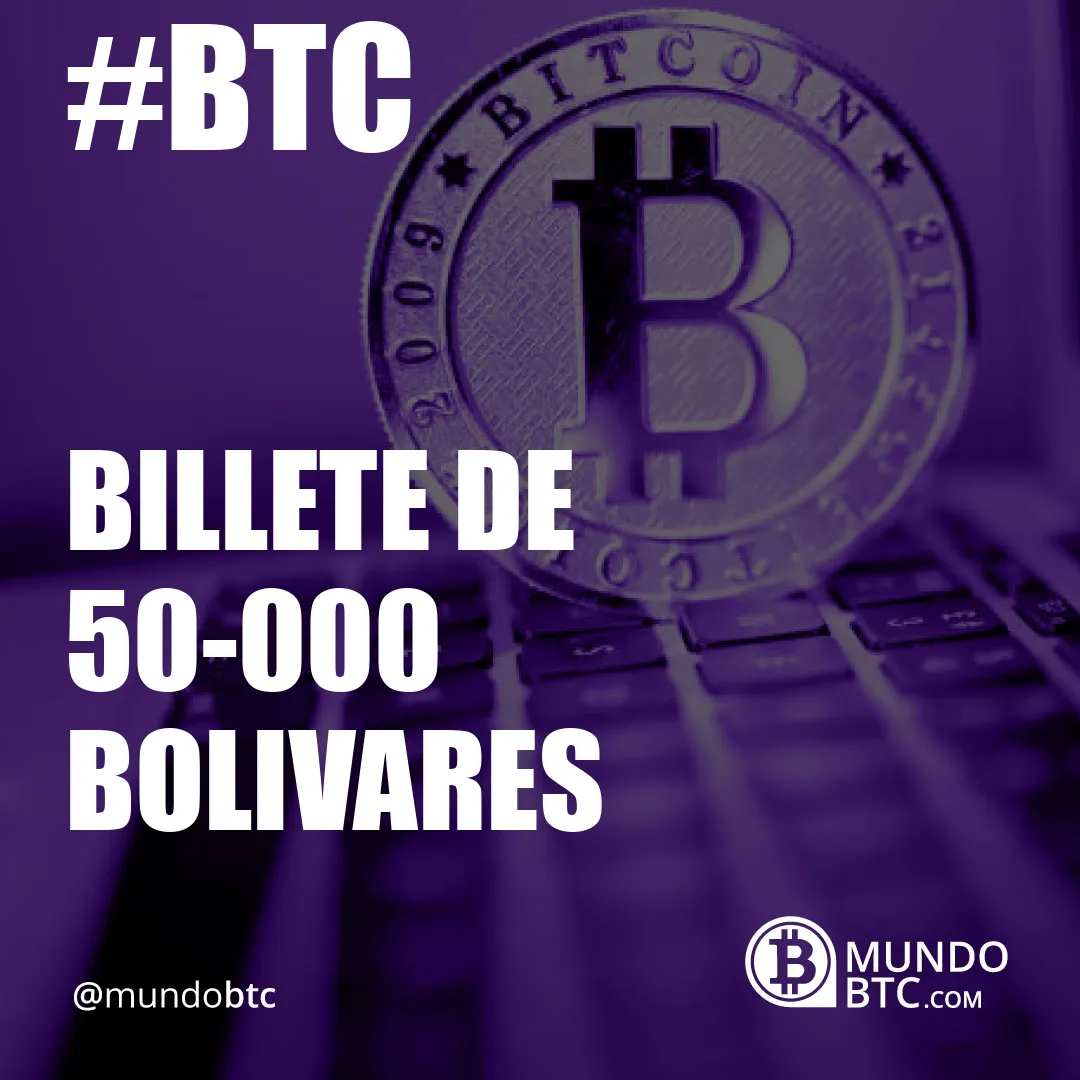 Billete de 50.000 Bolivares