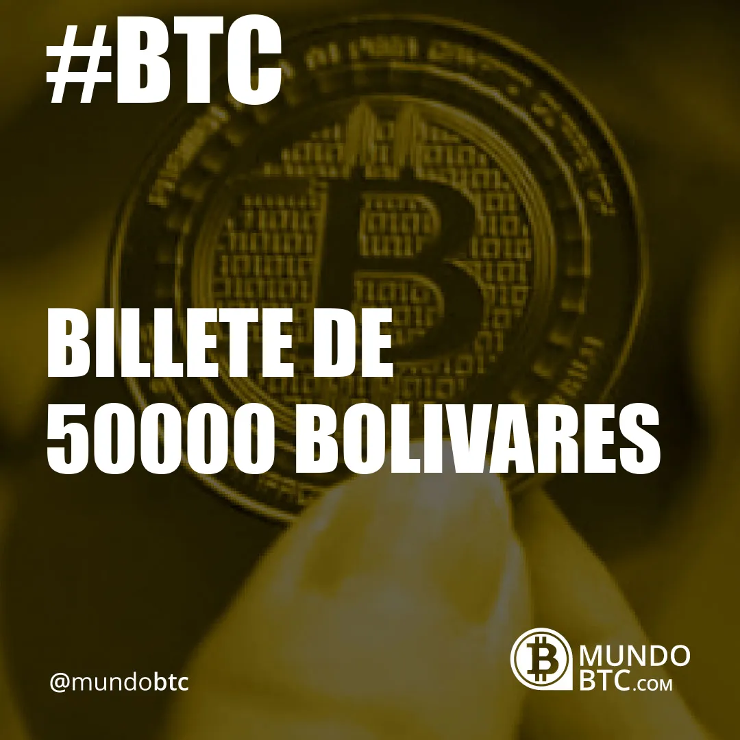 billete de 50000 bolivares