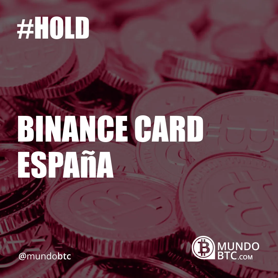 Binance Card España