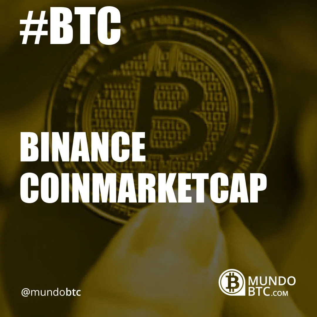 binance coinmarketcap