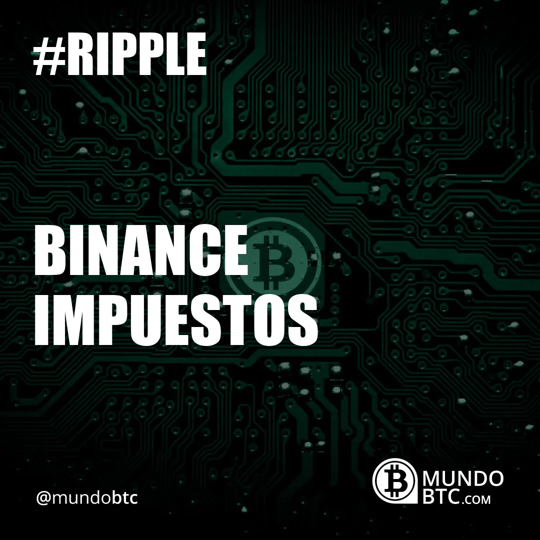 Binance Impuestos