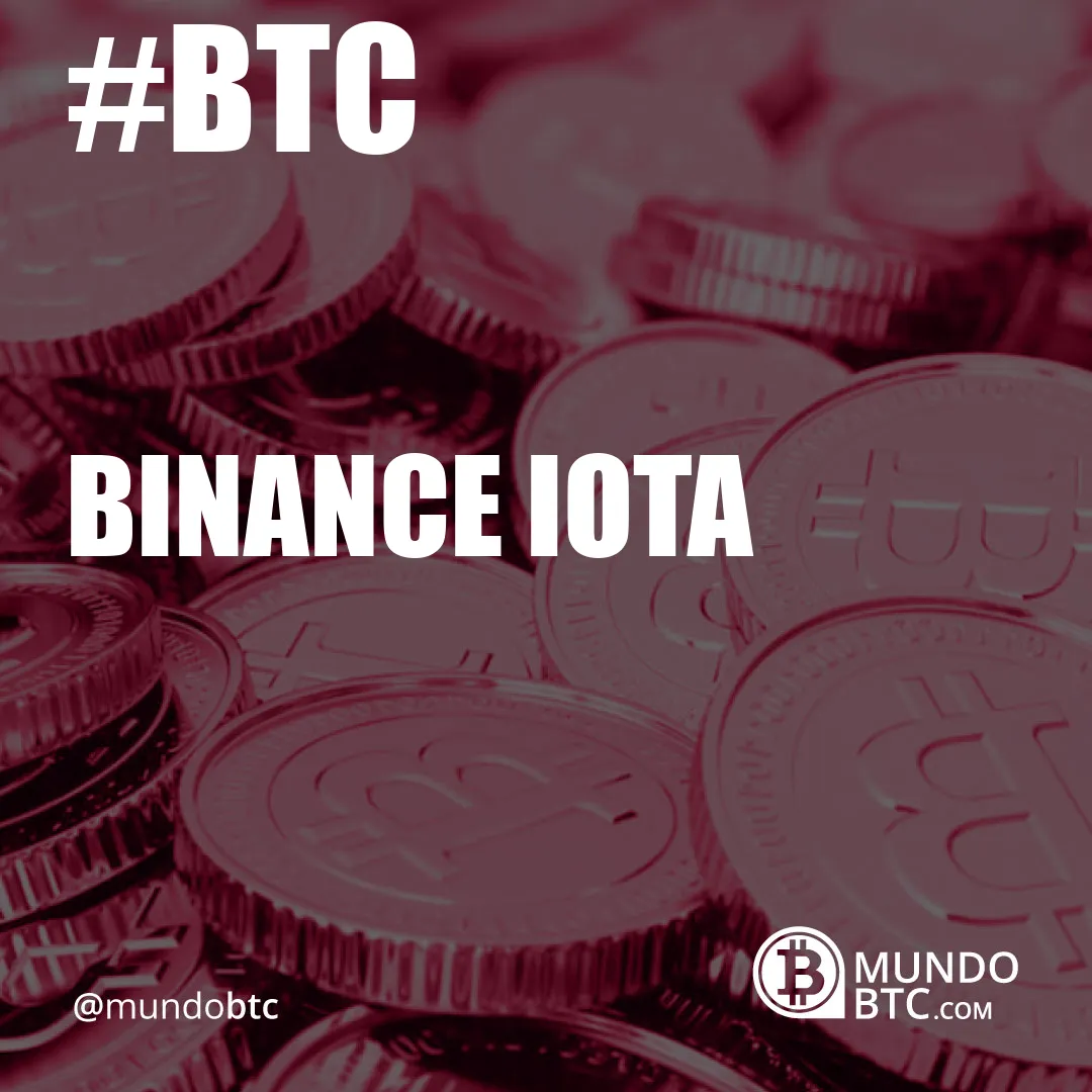 Binance Iota