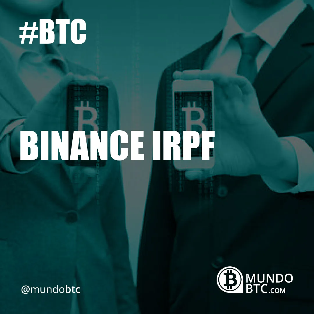 Binance Irpf