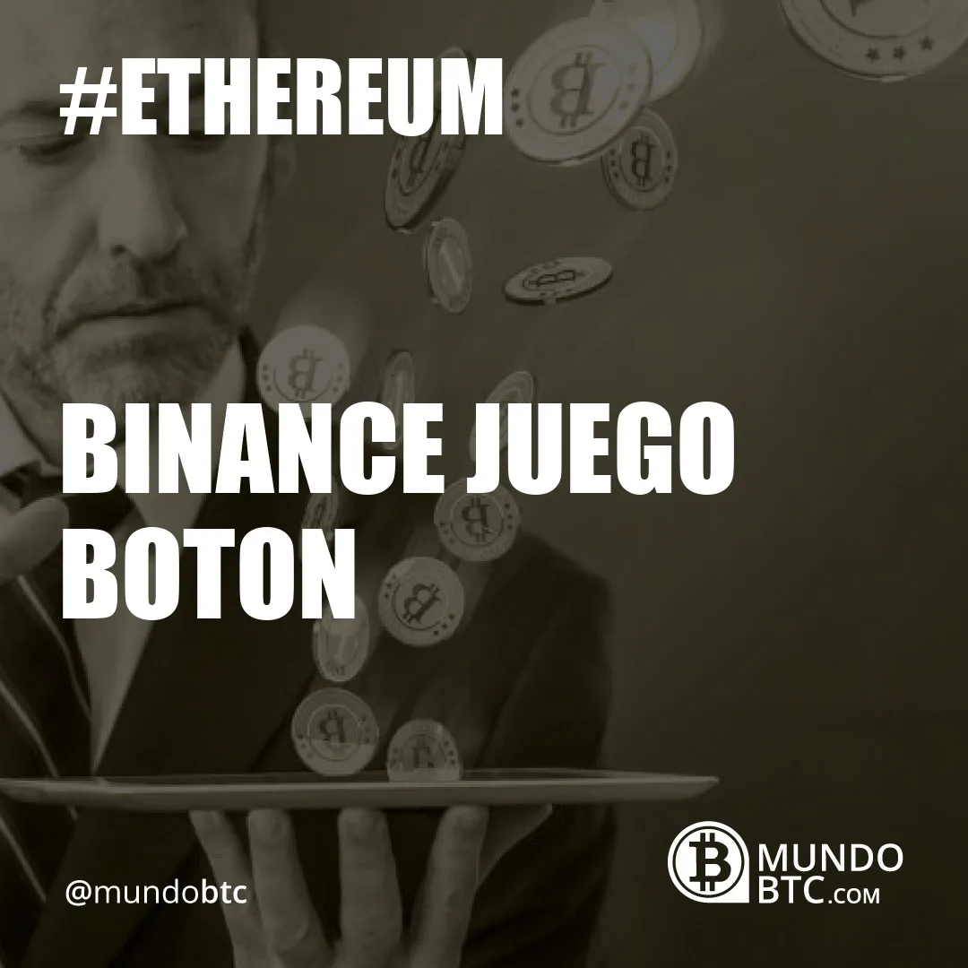 Binance Juego Boton