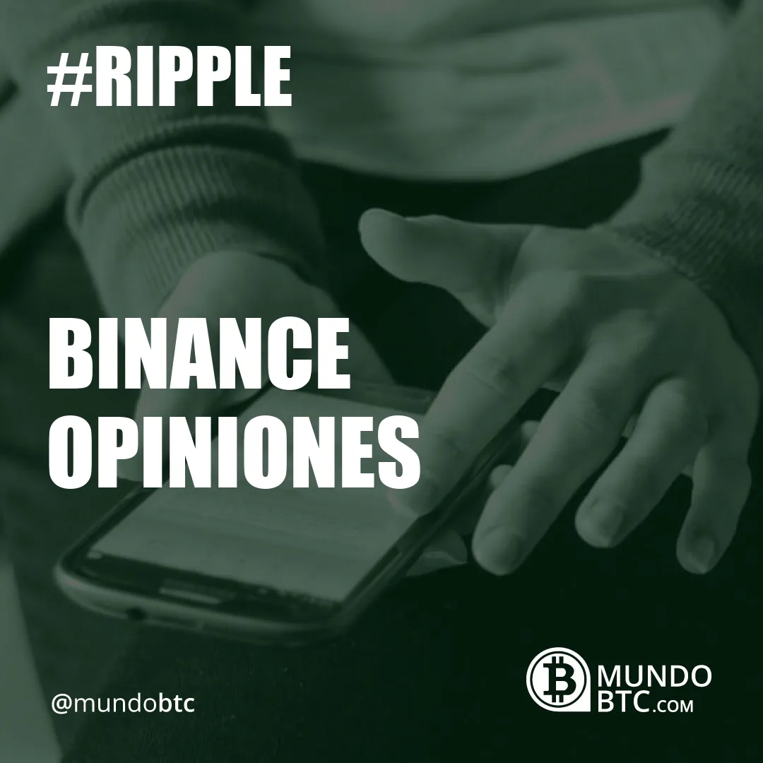 Binance Opiniones