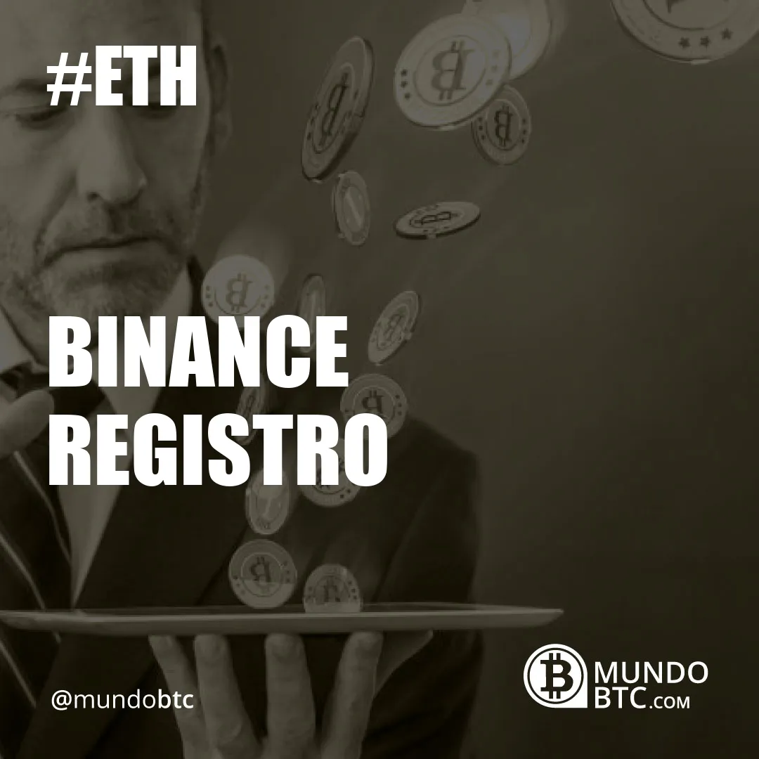 Binance Registro