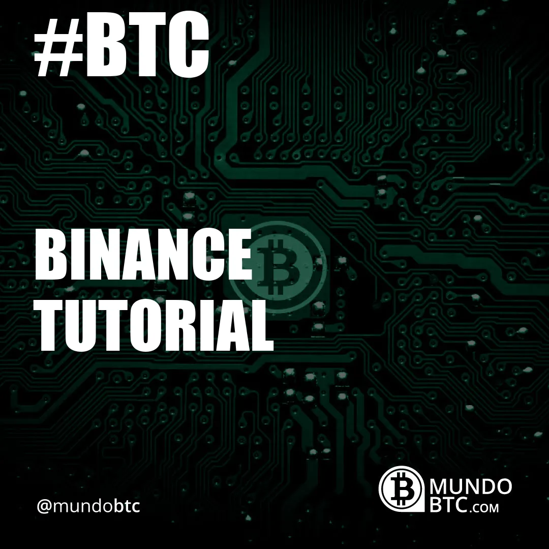 Binance Tutorial