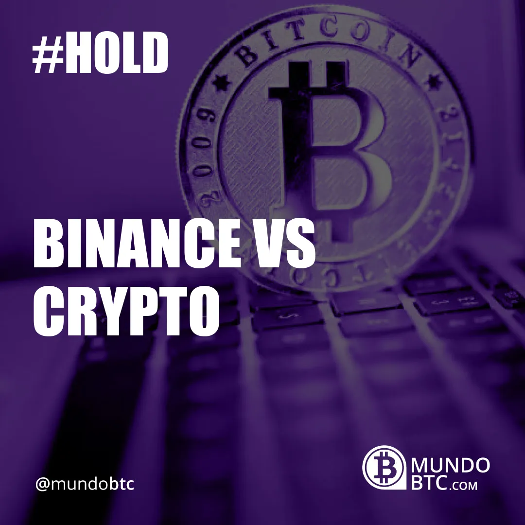 Binance vs Crypto