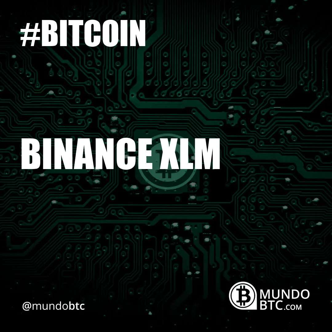 Binance Xlm