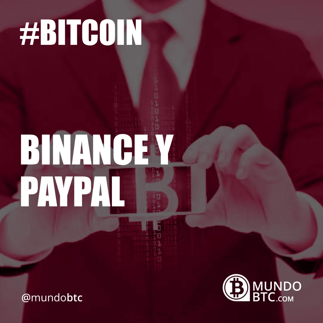 Binance y Paypal