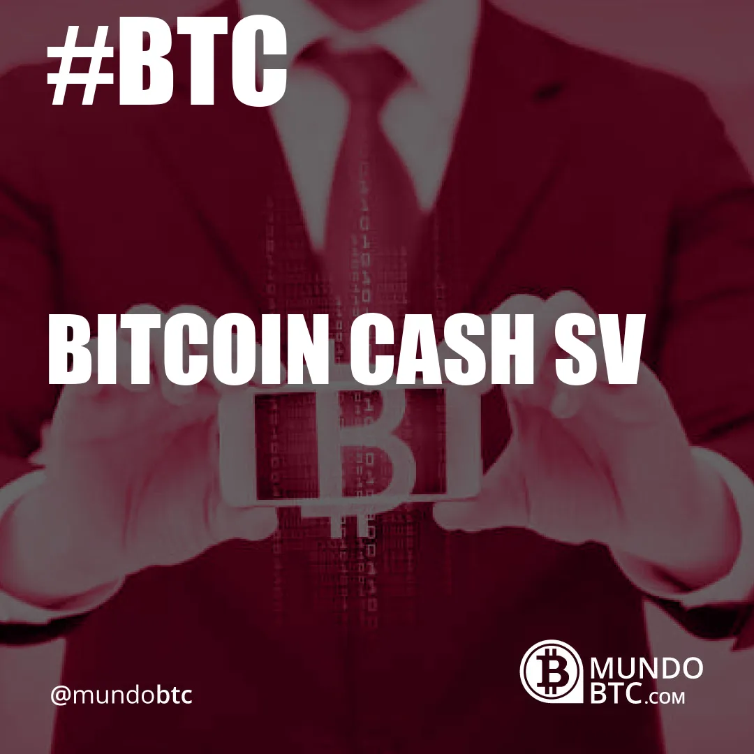 bitcoin cash sv