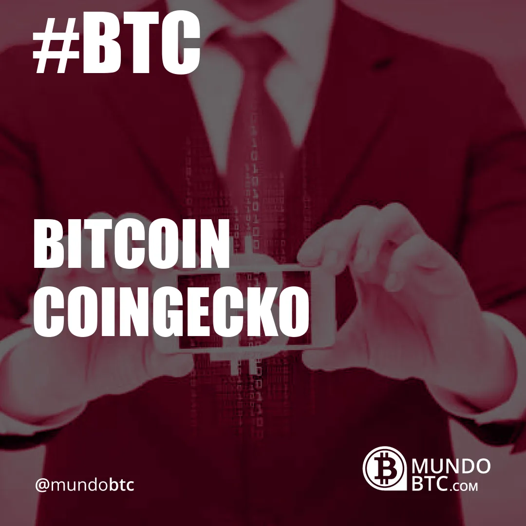 bitcoin coingecko