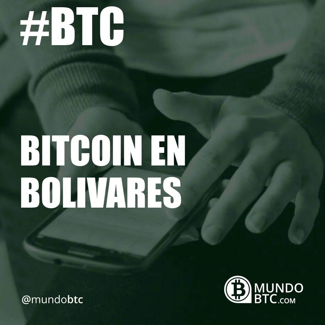 Bitcoin en Bolivares