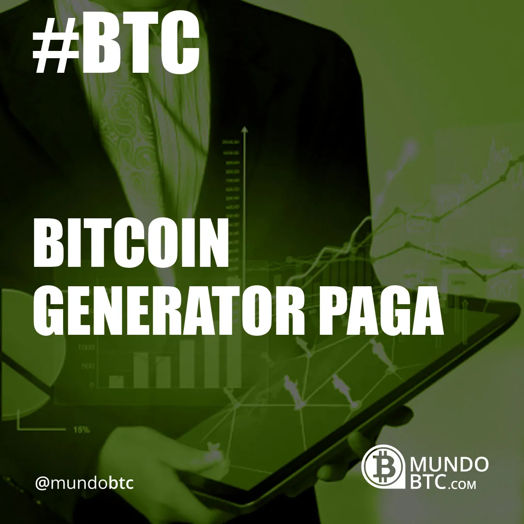 bitcoin generator paga