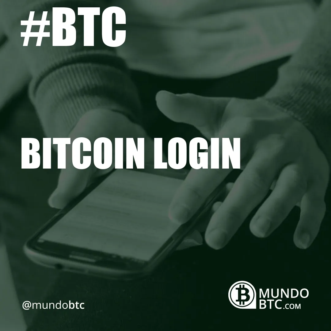 bitcoin login