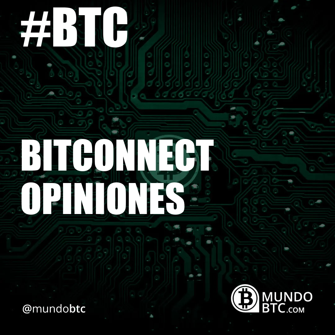 Bitconnect Opiniones