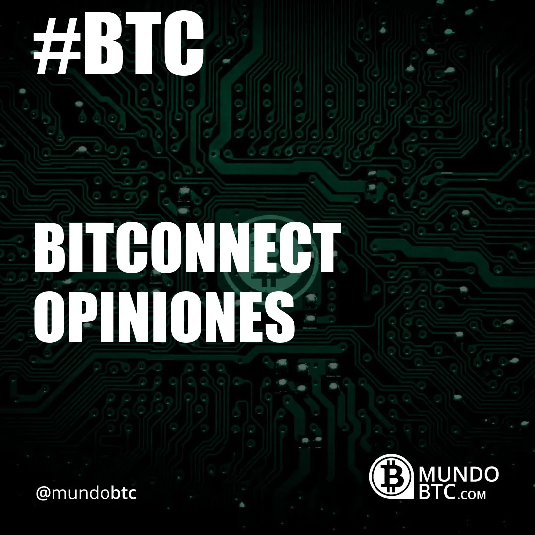 bitconnect opiniones