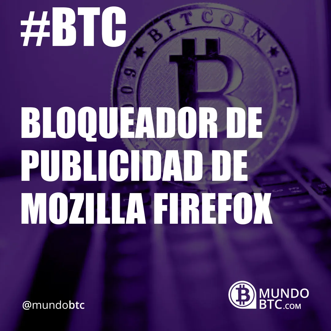 bloqueador de publicidad de mozilla firefox