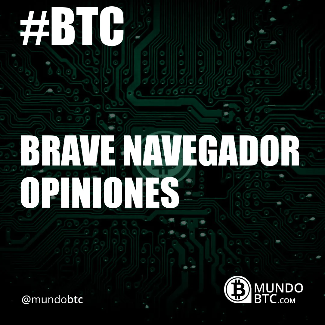 Brave Navegador Opiniones