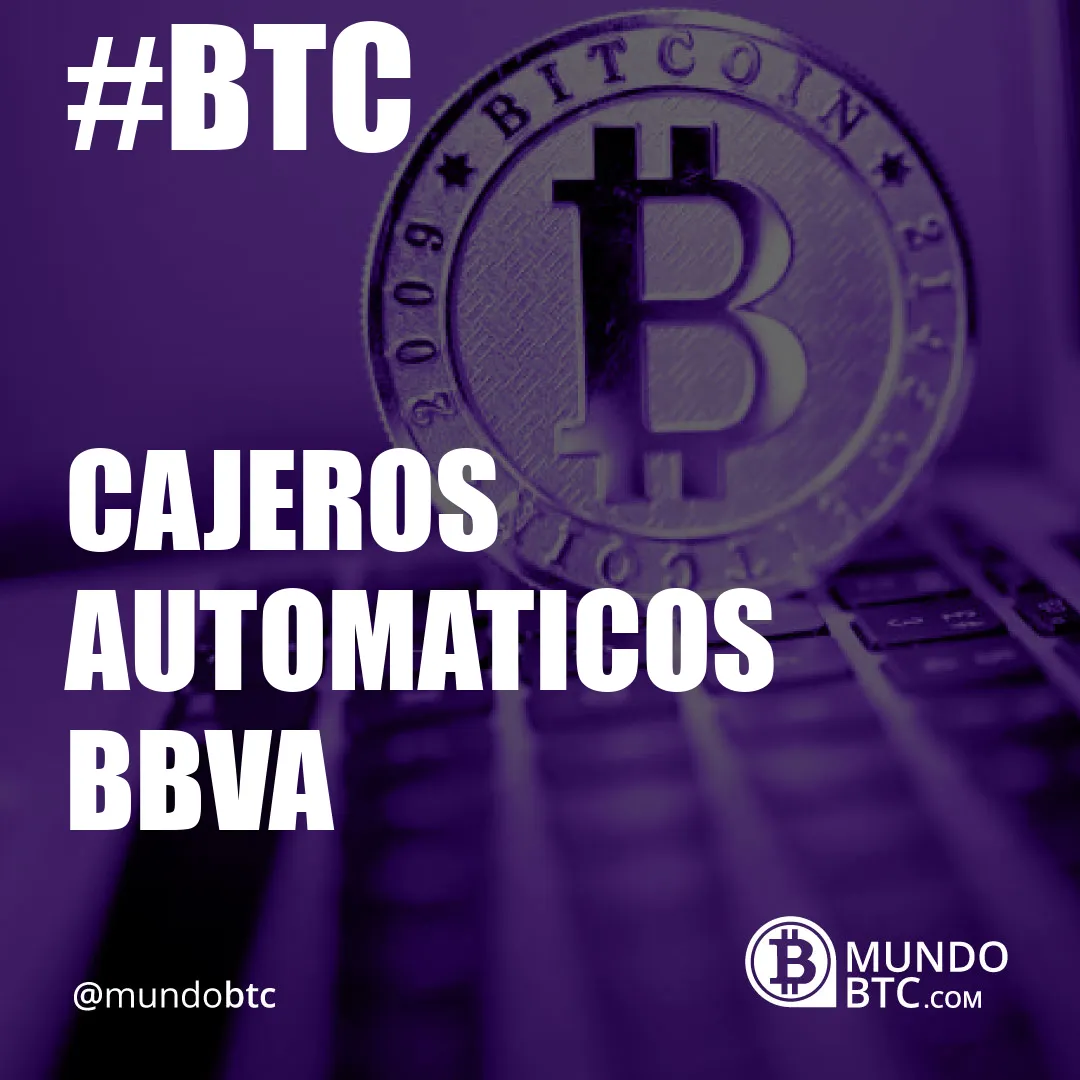 Cajeros Automaticos Bbva