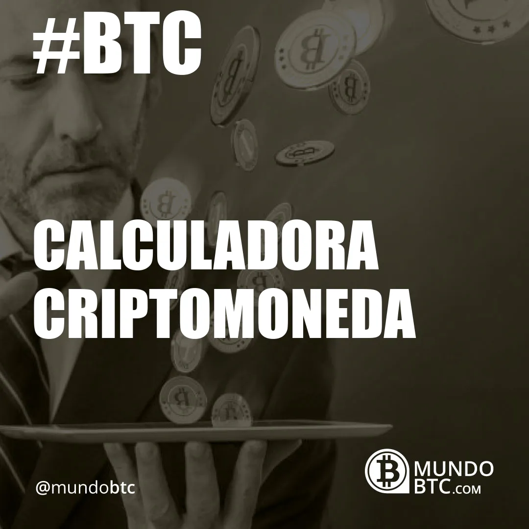 Calculadora Criptomoneda