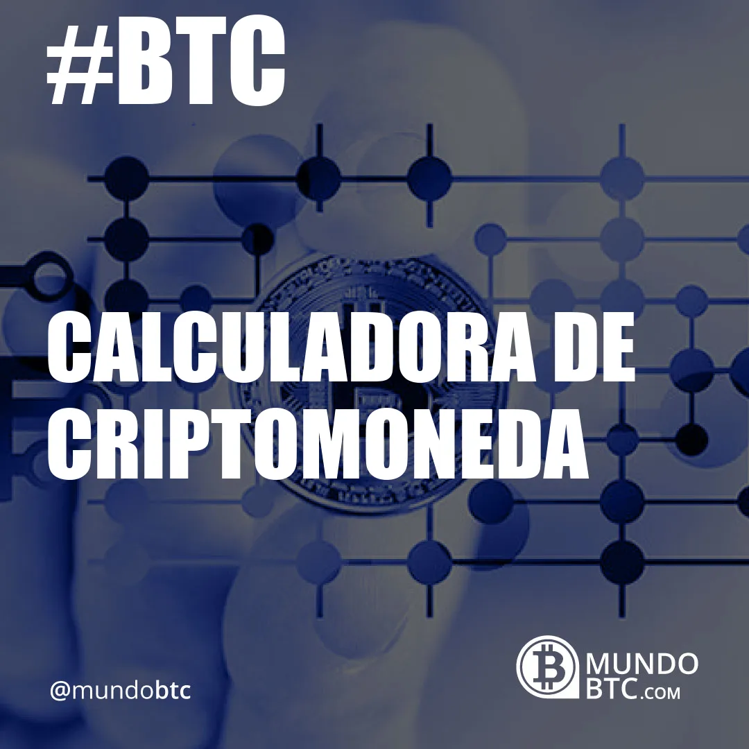 calculadora de criptomoneda