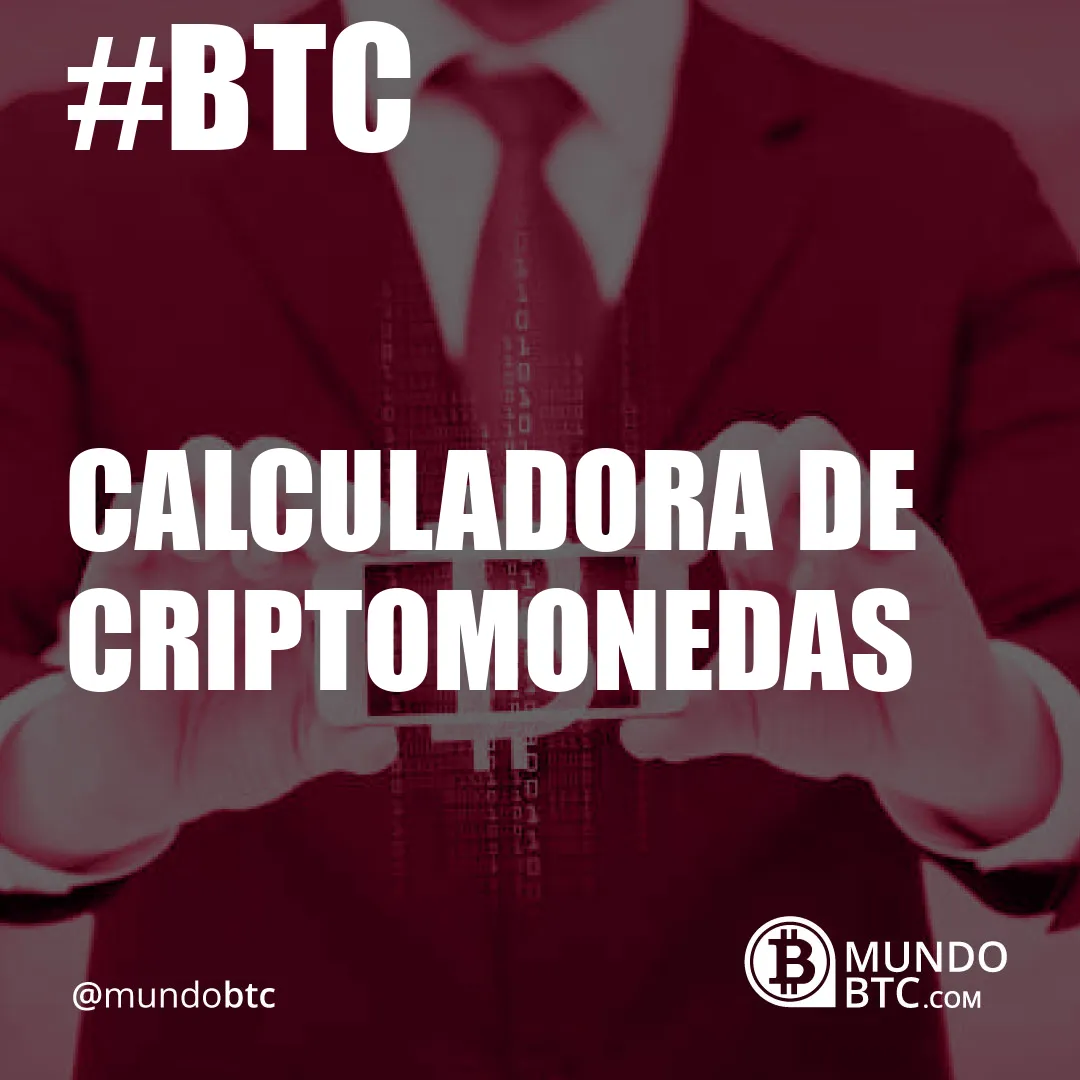 Calculadora de Criptomonedas