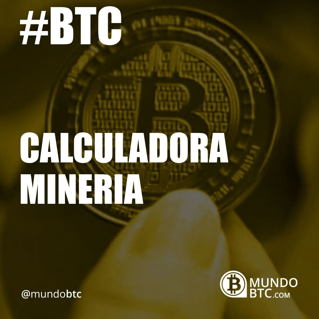 calculadora mineria