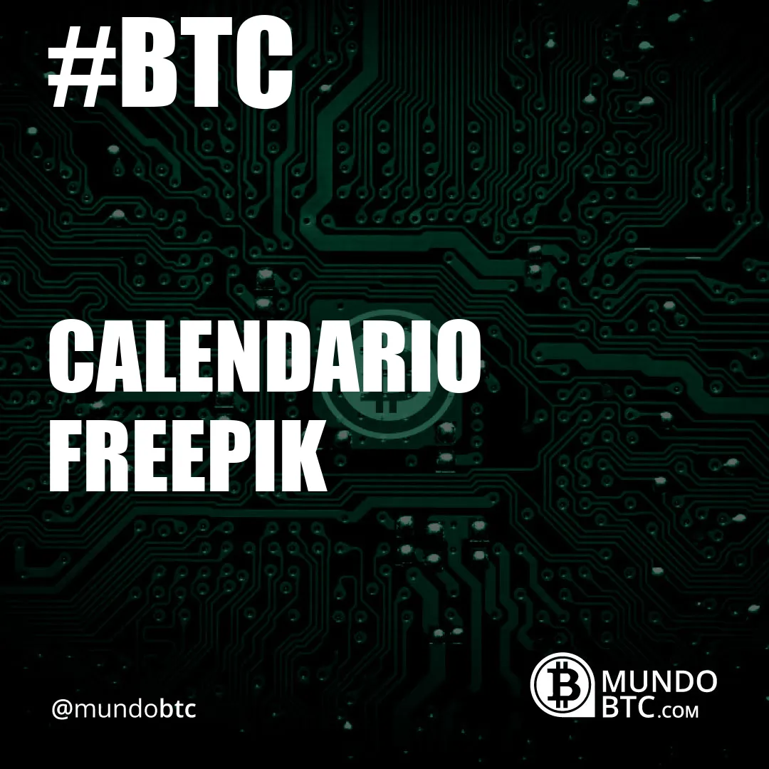 Calendario Freepik