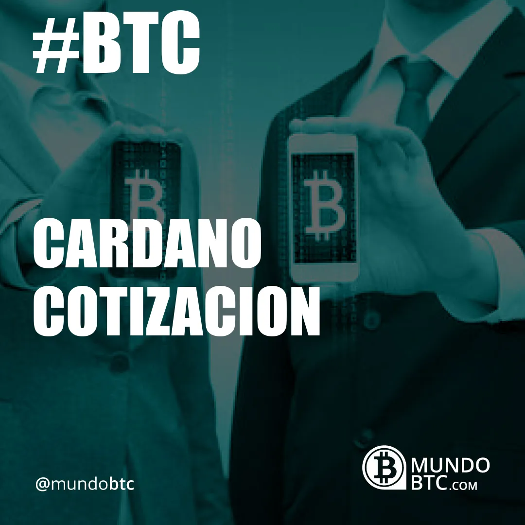 cardano cotizacion