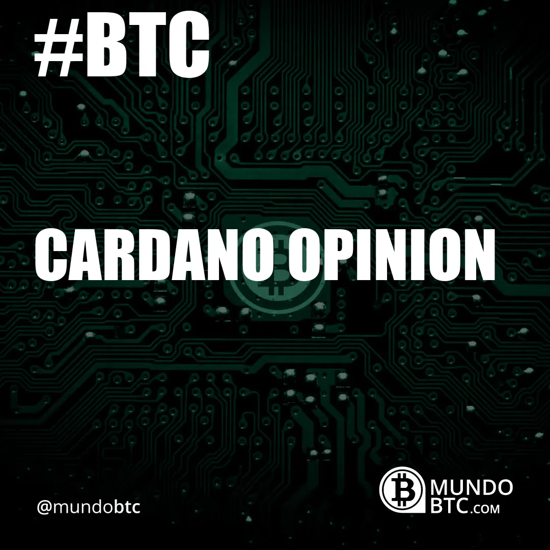 Cardano Opinion