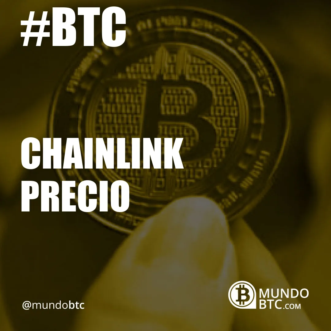 chainlink precio