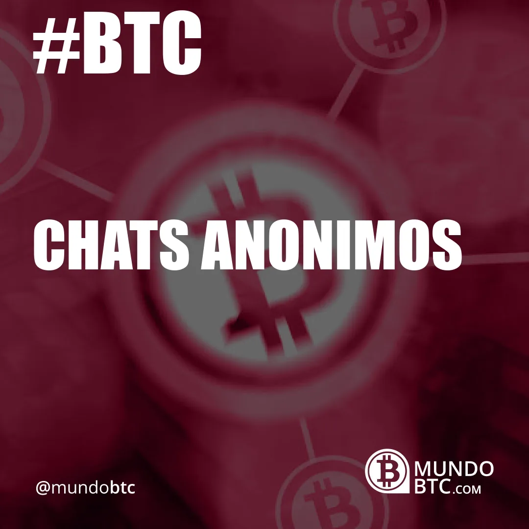 Chats Anonimos