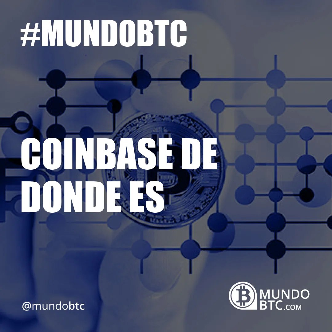 Coinbase de Donde es