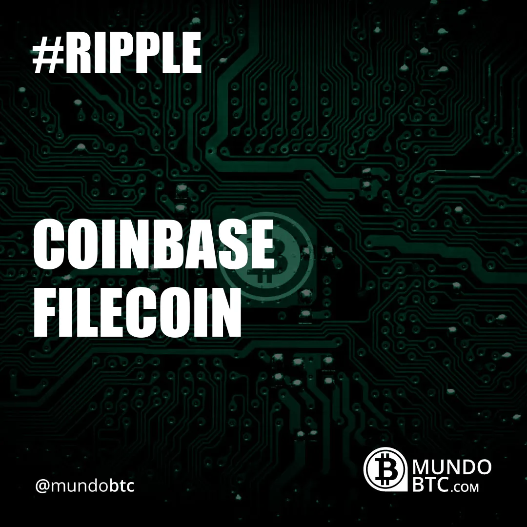 Coinbase Filecoin