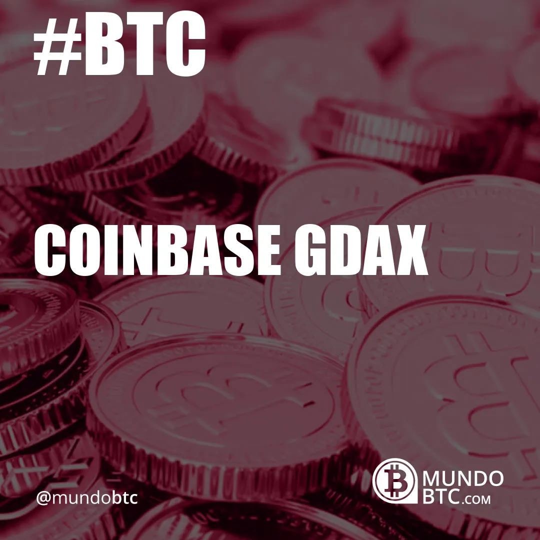 coinbase gdax