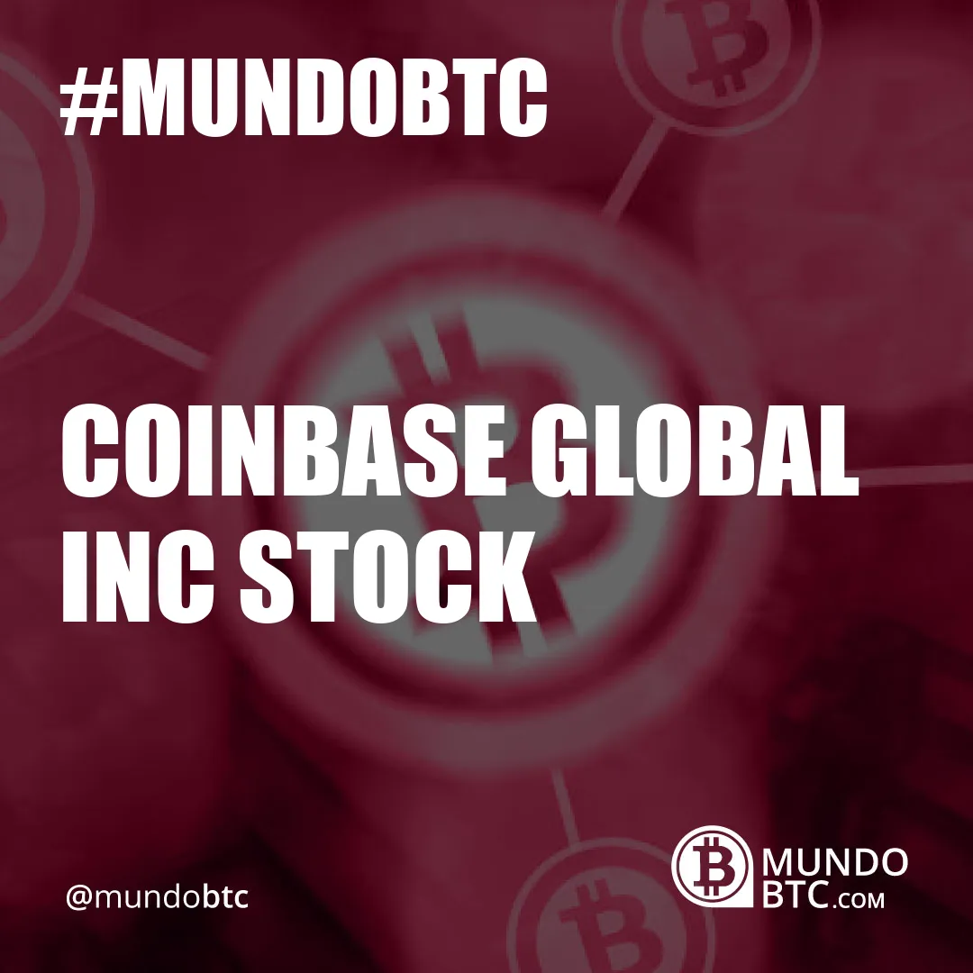 Coinbase Global Inc Stock