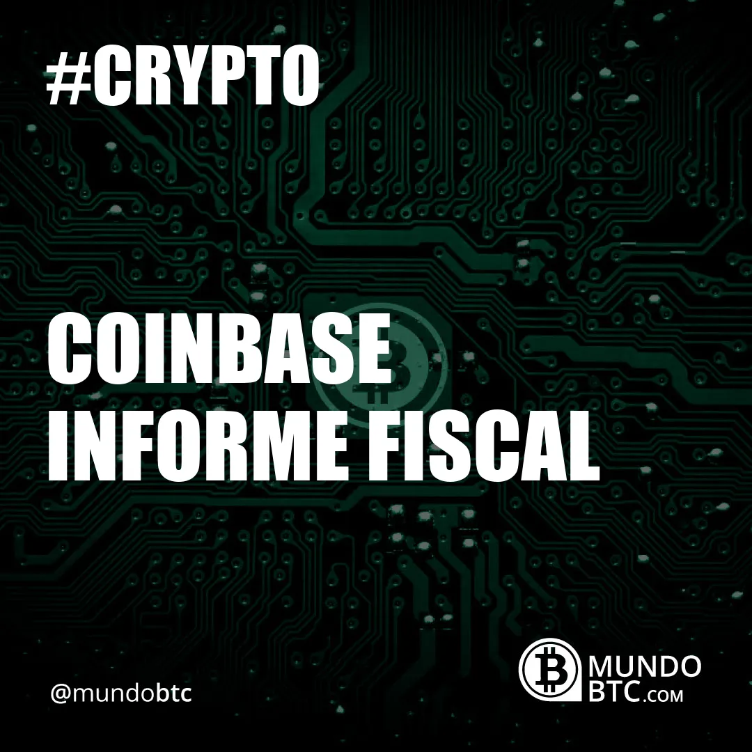 Coinbase Informe Fiscal