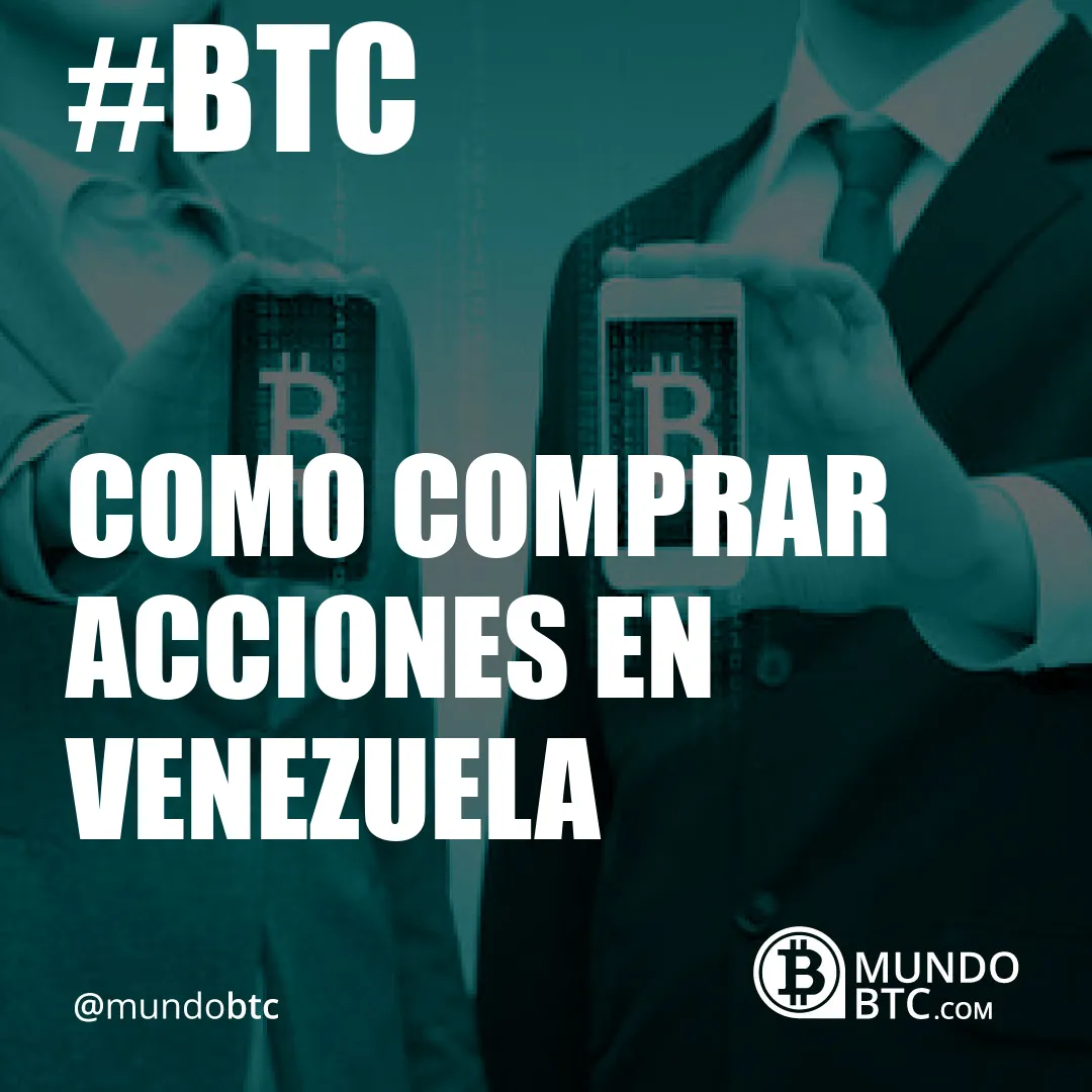 como comprar acciones en venezuela