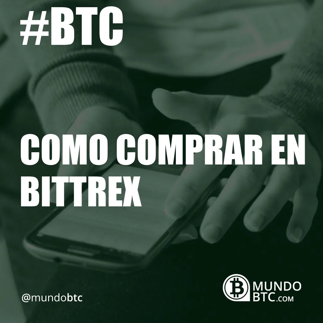 como comprar en bittrex